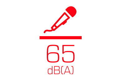 65 dB(A) maximum